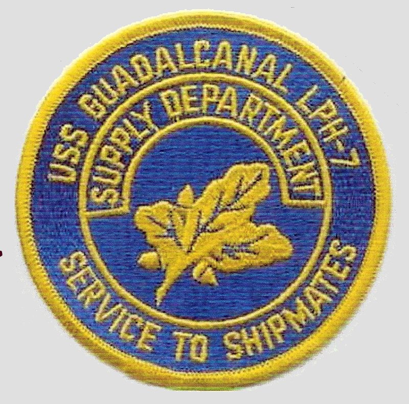 Popular Patch USS Guadalcanal LPH-7 Military Patch | Embroidered | Historical & Period Theme
