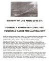 Ship's History